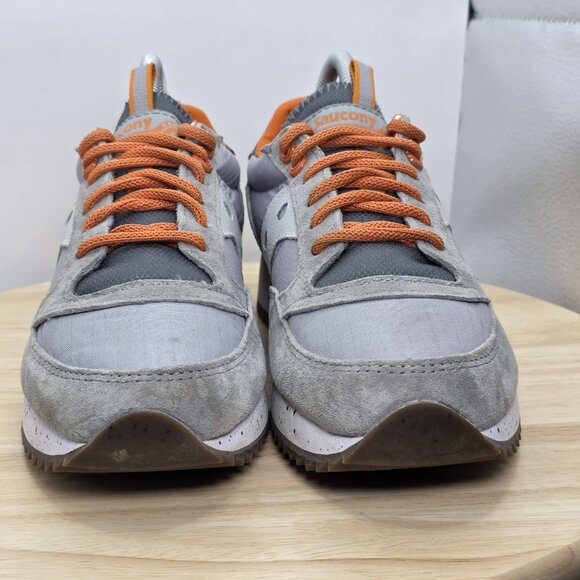 SAUCONY JAZZ 81 LOW LACE ]WOMENS SIZE 8 SHOES GREY/BLACK SNEAKERS - Picture 2 of 9